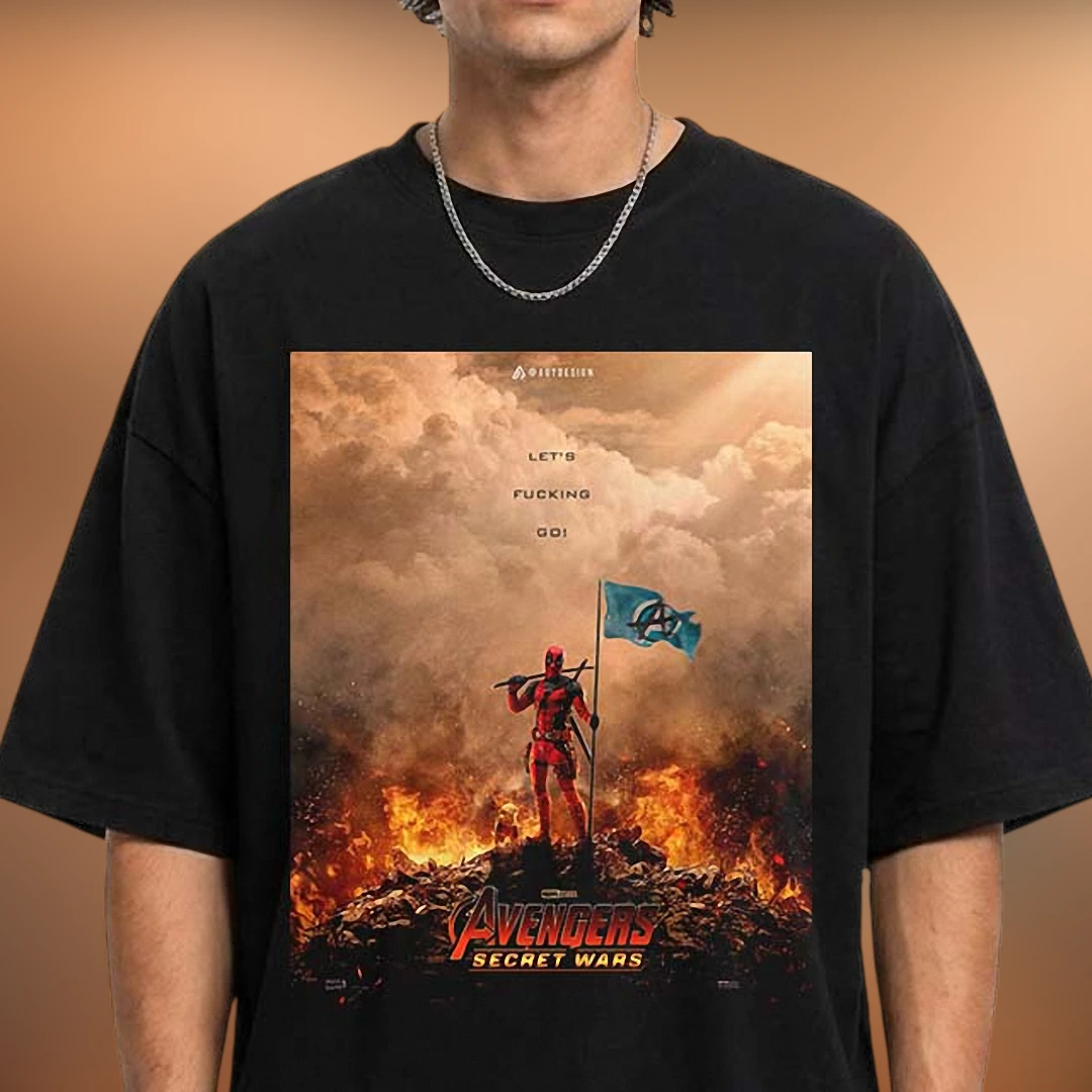 Deadpool Avengers Secret Wars Lets Go Graphic Tee, Hype Multiverse Battle Streetwear Shirt Gift for available at our Los Angeles warehouse