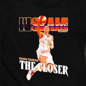 Diana Taurasi The Closer WSLAM Icons Tee, Vintage Basketball Legend Graphic T-Shirt, WNBA Fan Gift
