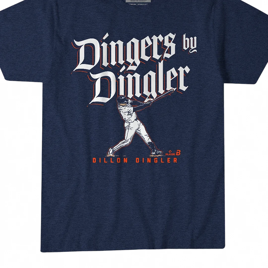 Dingers by Dingler Tee Dillon Dingler Baseball Graphic Shirt — Los Angeles Dingers by Dingler Tee Dillon Dingler Baseball Graphic Shirt for Fans available at our Los Angeles warehouse