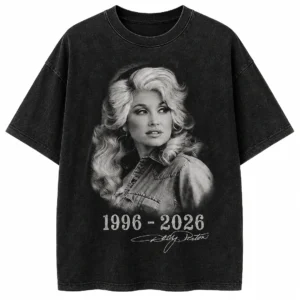 Dolly Parton 1996 2026 Vintage Graphic Tee, Country Music Tribute T-Shirt available at our Los Angeles warehouse