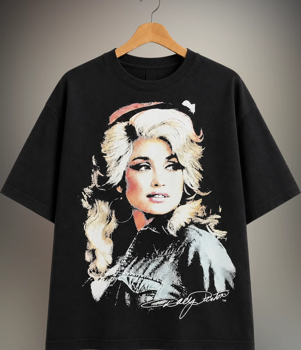 Dolly Parton Tee Vintage Country Music Graphic T-Shirt with — Los Angeles Dolly Parton Tee Vintage Country Music Graphic T-Shirt with Signature available at our Los Angeles warehouse
