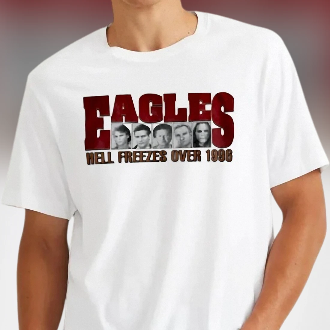 Eagles Hell Freezes Over 1994 Vintage Concert Tee, Classic Rock Band Tour Graphic Shirt