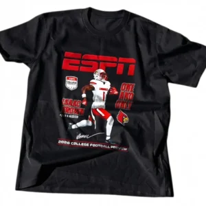 ESPN College Football Isaac Brown on a Mission 2026 Preview Tee, Louisville Football Fan Shirt available at our Los Angeles warehouse