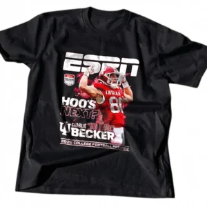 ESPN Hoo's Next 2026 College Football Preview Tee, Personalized Sports Fan Graphic T-Shirt available at our Los Angeles warehouse