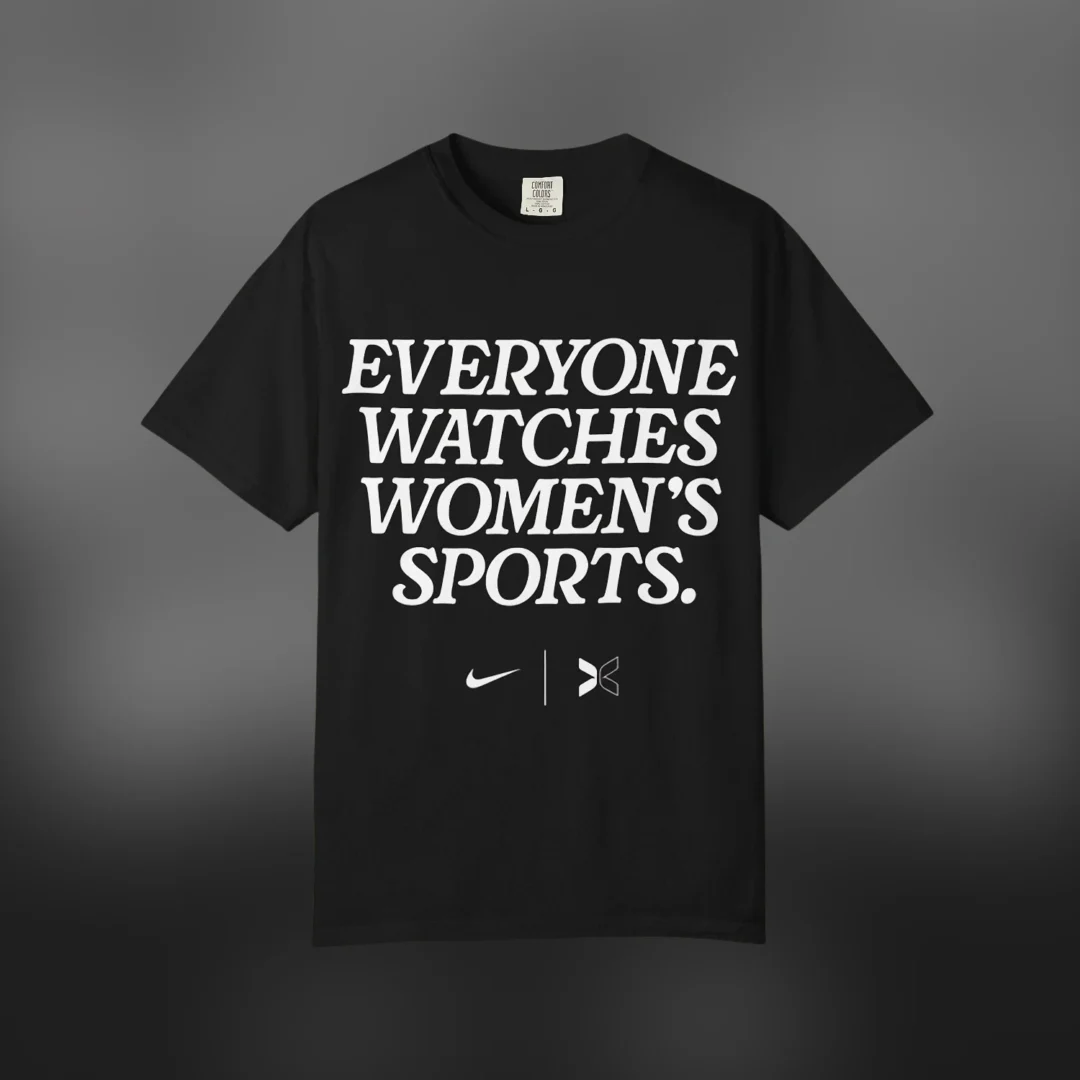 Everyone Watches Women's Sports Tee, Viral Women's Sports Me — Los Angeles Everyone Watches Women's Sports Tee, Viral Women's Sports Merch Advocacy Graphic T-Shirt for Sports available at our Los Angeles warehouse