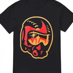 Fighter Pilot Helmet Tee Vintage Military Aviation Graphic Shirt for Men and Women available at our Los Angeles warehouse