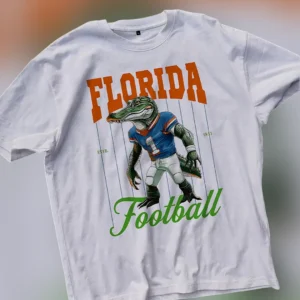 Florida Football Estb Alligator Mascot Tee Vintage College Game Day Sports Fan Shirt available at our Los Angeles warehouse