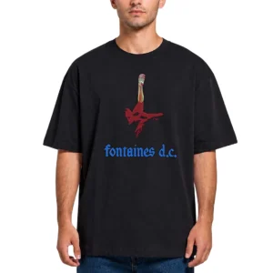 Fontaines D.C. Tee Indie Rock Band Merch Graphic T-Shirt for Music Fans available at our Los Angeles warehouse