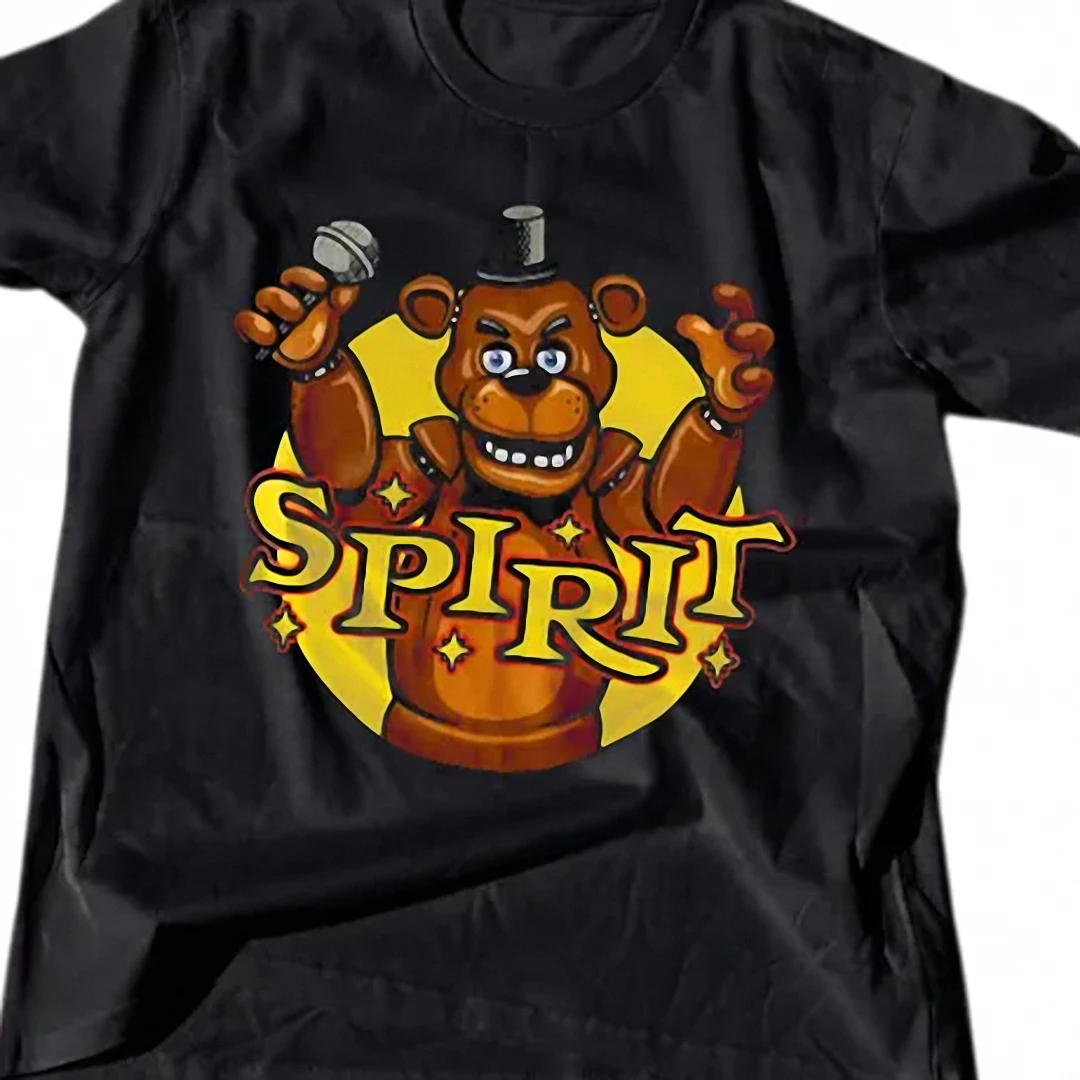 Freddy Fazbear Spirit Tee Five Nights at Freddy's Graphic Shirt Gaming Gift