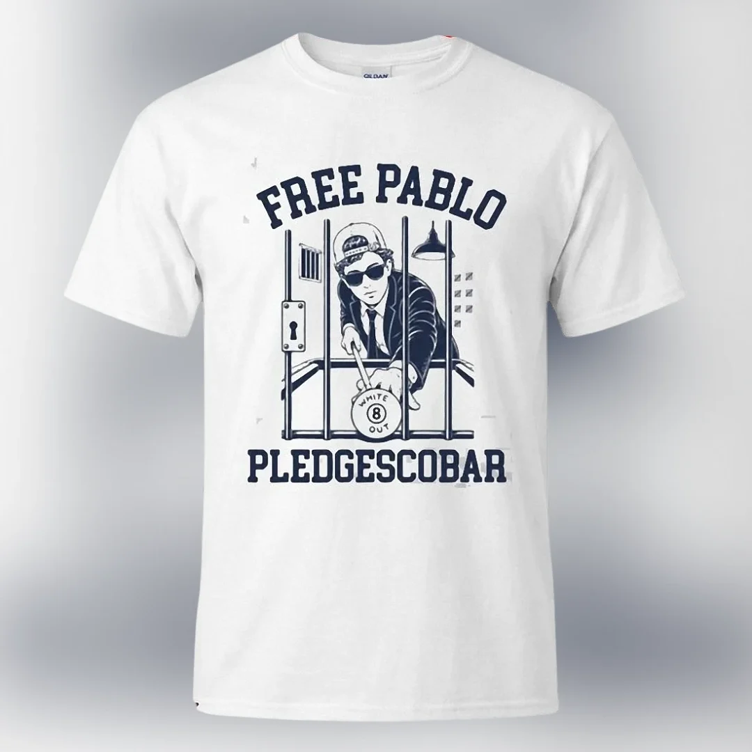 Free Pablo Pledgescobar Tee Penn State White Out Vintage Gra — Los Angeles Free Pablo Pledgescobar Tee Penn State White Out Vintage Graphic T-Shirt available at our Los Angeles warehouse
