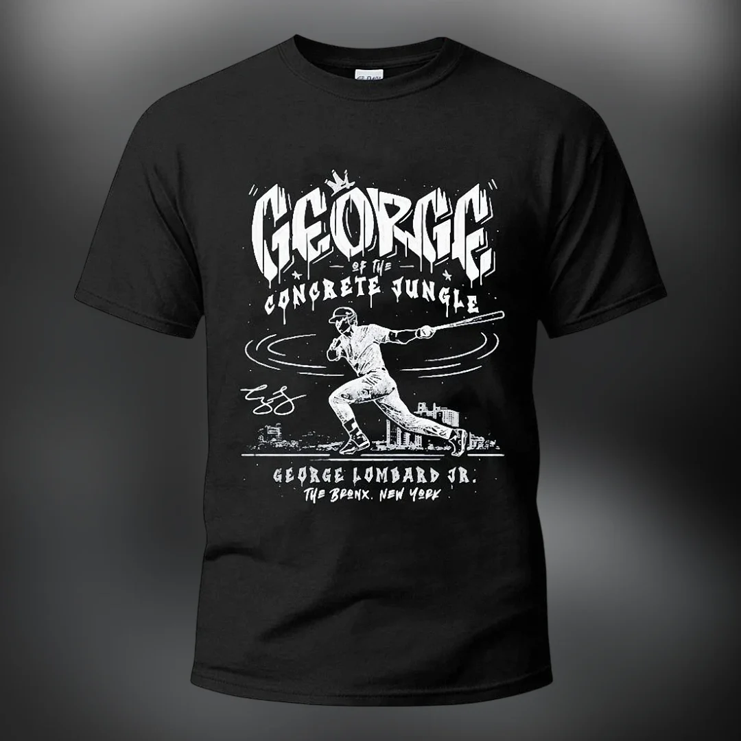 George of the Concrete Jungle George Lombard Jr Bronx NY Tee available at our Los Angeles warehouse