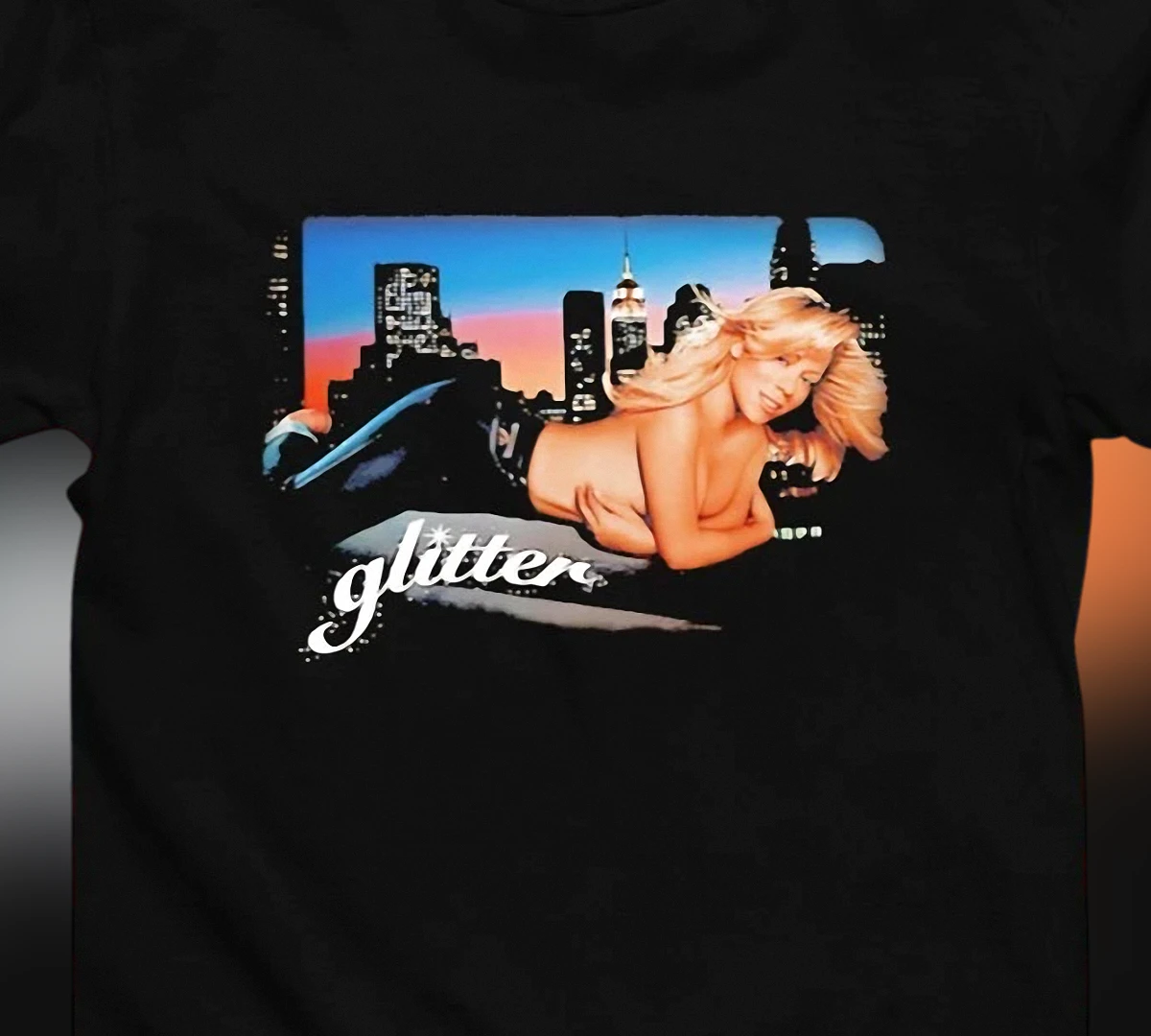 Glitter Movie Mariah Carey Vintage Graphic Tee, Y2K Pop Music Fan Shirt Gift