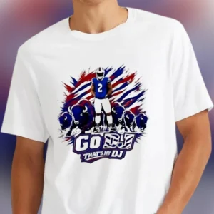 Go Bills That's My DJ Tee Buffalo Football Fan Game Day Tailgate Shirt