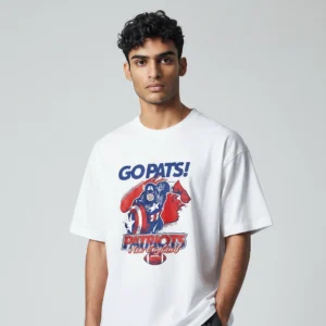 Go Pats Patriots New England Tee Vintage Captain America Football Graphic Shirt for Fans available at our Los Angeles warehouse