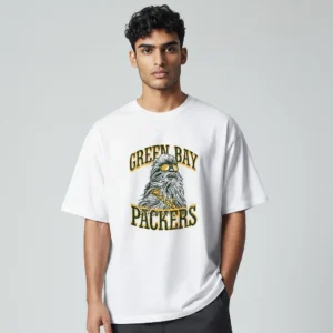 Green Bay Packers Chewbacca Graphic Tee Funny Star Wars Football Fan Shirt available at our Los Angeles warehouse