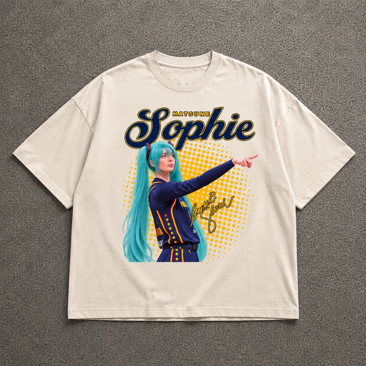 Sophie Cunningham Hatsune Miku Retro Anime Streetwear Tee