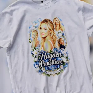 Hayden Panettiere Tribute Forever in Our Hearts Tee Memorial Graphic T-Shirt for Fans