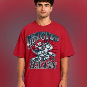 Houston Texans Jessie Rodeo Vintage Graphic Tee, Retro Football Fan Apparel available at our Los Angeles warehouse