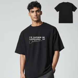 I'd Rather Be Listening To Chattahoochee Tee Funny Country Music Fan Graphic T-Shirt available at our Los Angeles warehouse
