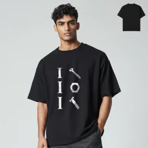 I I I Tee Funny Screw Nut Bolt Pun Graphic Handyman Mechanic T-Shirt available at our Los Angeles warehouse