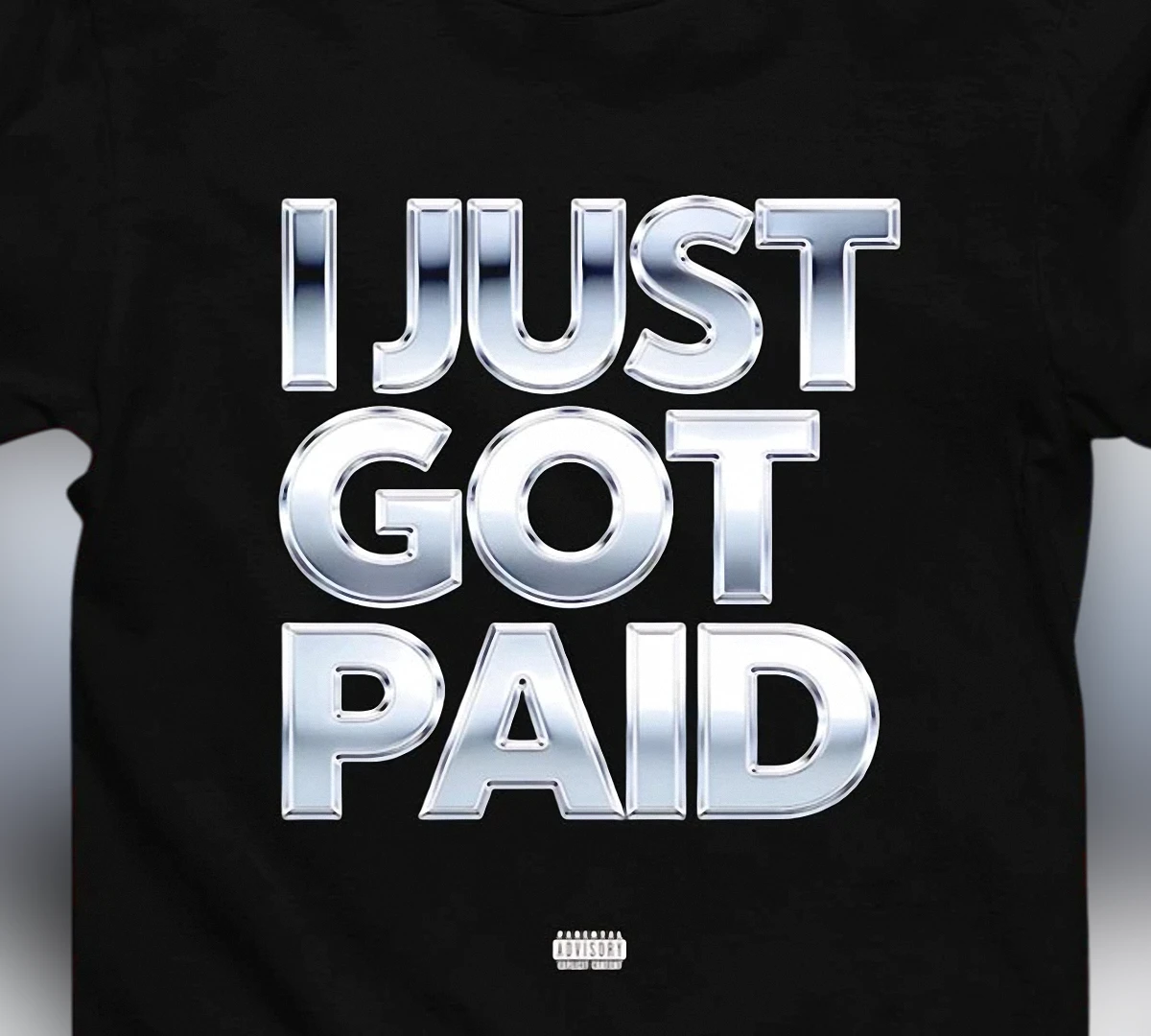 i-just-got-paid-chrome-slogan-graphic-tee-y2k-metallic-streetwear-payday-humor-t.webp I Just Got Paid Chrome Slogan Graphic Tee, Y2K Metallic Streetwear Payday Humor T-Shirt