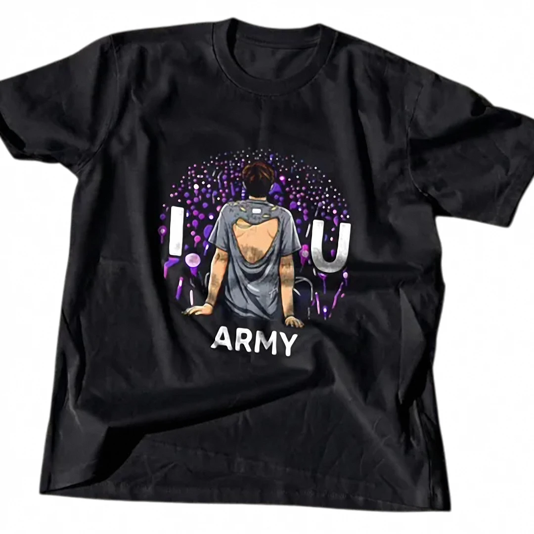 I Purple U Army Tee, BTS Fan Concert Graphic T-Shirt, K-Pop — Los Angeles I Purple U Army Tee, BTS Fan Concert Graphic T-Shirt, K-Pop Merchandise Apparel Gift available at our Los Angeles warehouse