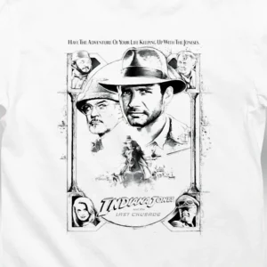Indiana Jones Last Crusade Movie Quote Tee Vintage Retro Adventure Film Graphic Shirt