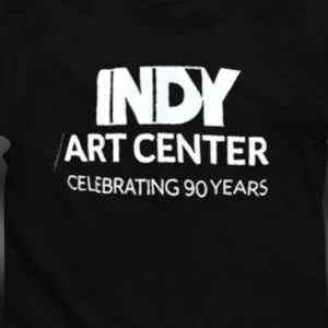 Indy Art Center Celebrating 90 Years Tee Indianapolis Art Center 90th Anniversary Commemorative Graphic Shirt