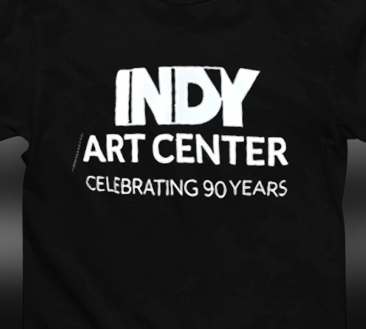 Indy Art Center Celebrating 90 Years Tee Indianapolis Art Center 90th Anniversary Commemorative Graphic Shirt