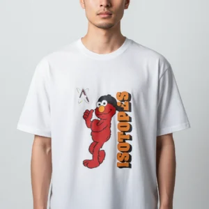 Isotopes Elmo Baseball Mascot Tee, Funny Retro Cartoon Graphic T-Shirt available at our Los Angeles warehouse