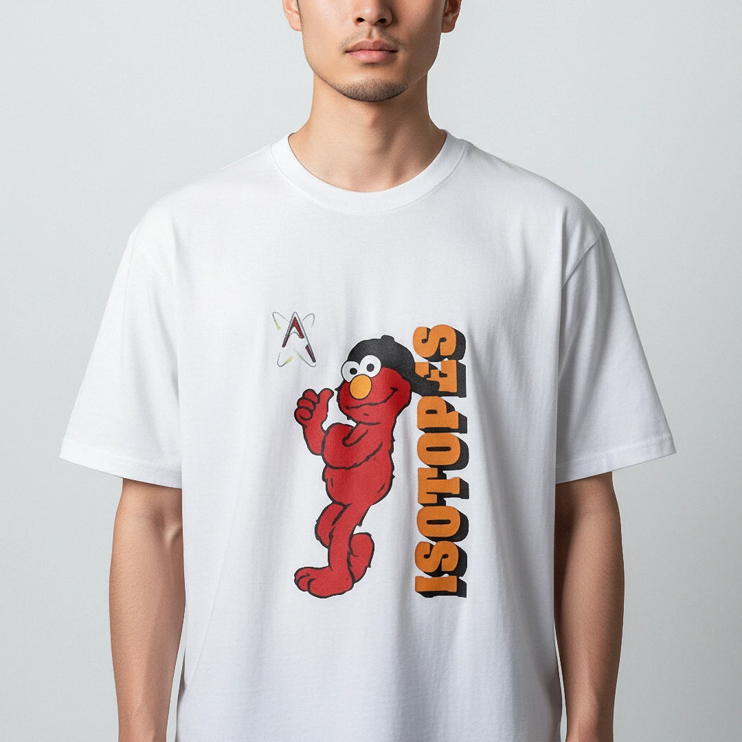 Isotopes Elmo Baseball Mascot Tee, Funny Retro Cartoon Graph — Los Angeles Isotopes Elmo Baseball Mascot Tee, Funny Retro Cartoon Graphic T-Shirt available at our Los Angeles warehouse