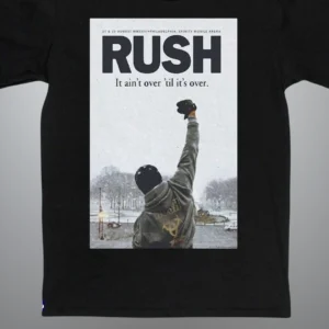 It Ain't Over Til It's Over Tee Comeback Motivational Graphic Shirt, Rocky Balboa Never Give Up Inspirational Gift