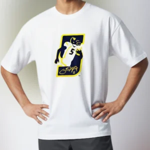 J.J. McCarthy Tee Football Quarterback Fan Graphic T-Shirt Gift for Sports Supporters