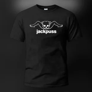 Jackpuss Tee Skull Graphic Edgy Alternative Streetwear Merch Shirt available at our Los Angeles warehouse