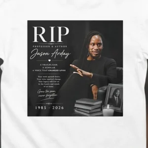 Jason Arday Memorial Tee In Memory of Professor Jason Arday Scholar Tribute Graphic T-Shirt