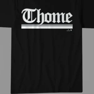 Jim Thome Baseball Graphic Tee, Vintage Style Sports Fan Tee for White Sox and Cleveland Fans