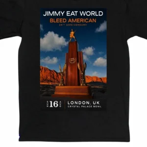 Jimmy Eat World Bleed American 25th Anniversary Crystal Palace Bowl London Concert Tee