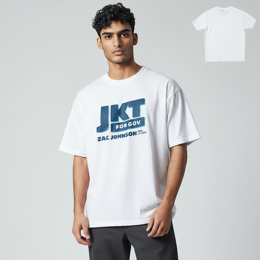 JKT For Gov Tee Jonathan Kreiss-Tomkins For Governor Alaska — Los Angeles JKT For Gov Tee Jonathan Kreiss-Tomkins For Governor Alaska Campaign Shirt available at our Los Angeles warehouse