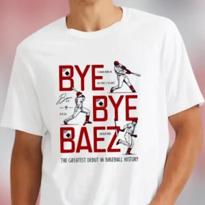 Joshua Baez Greatest Debut in Baseball History Tee, Historic 3 HR Rookie Record Graphic Shirt Gift