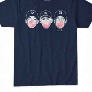 Juan Soto Ronald Acuna Jr Fernando Tatis Jr Bubblegum Tee, Baseball Fan Graphic Shirt available at our Los Angeles warehouse