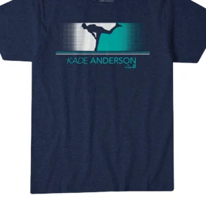 Kade Anderson Tee Vintage Baseball Pitcher Graphic T-Shirt Sports Fan Gift available at our Los Angeles warehouse