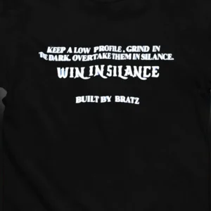 Keep a Low Profile Grind in the Dark Tee Y2K Motivational Streetwear Graphic Shirt