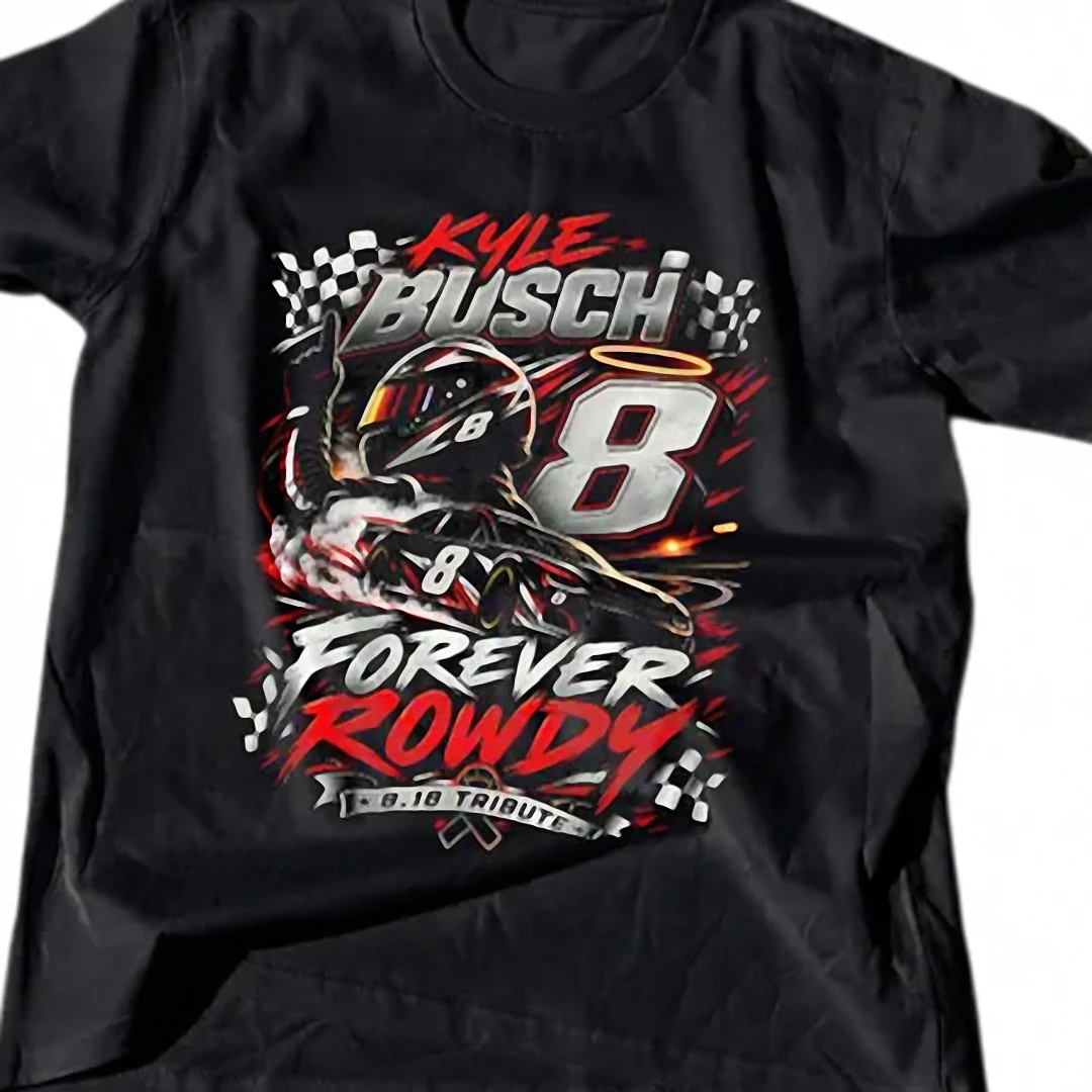 kyle-busch-forever-rowdy-8-18-tribute-tee-no-8-racing-fan-graphic-t-shirt-gift.webp Kyle Busch Forever Rowdy 8.18 Tribute Tee, No. 8 Racing Fan Graphic T-Shirt Gift
