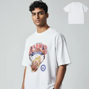 LeBron James Tee Vintage Retro Basketball Graphic Shirt for Sports Fans available at our Los Angeles warehouse