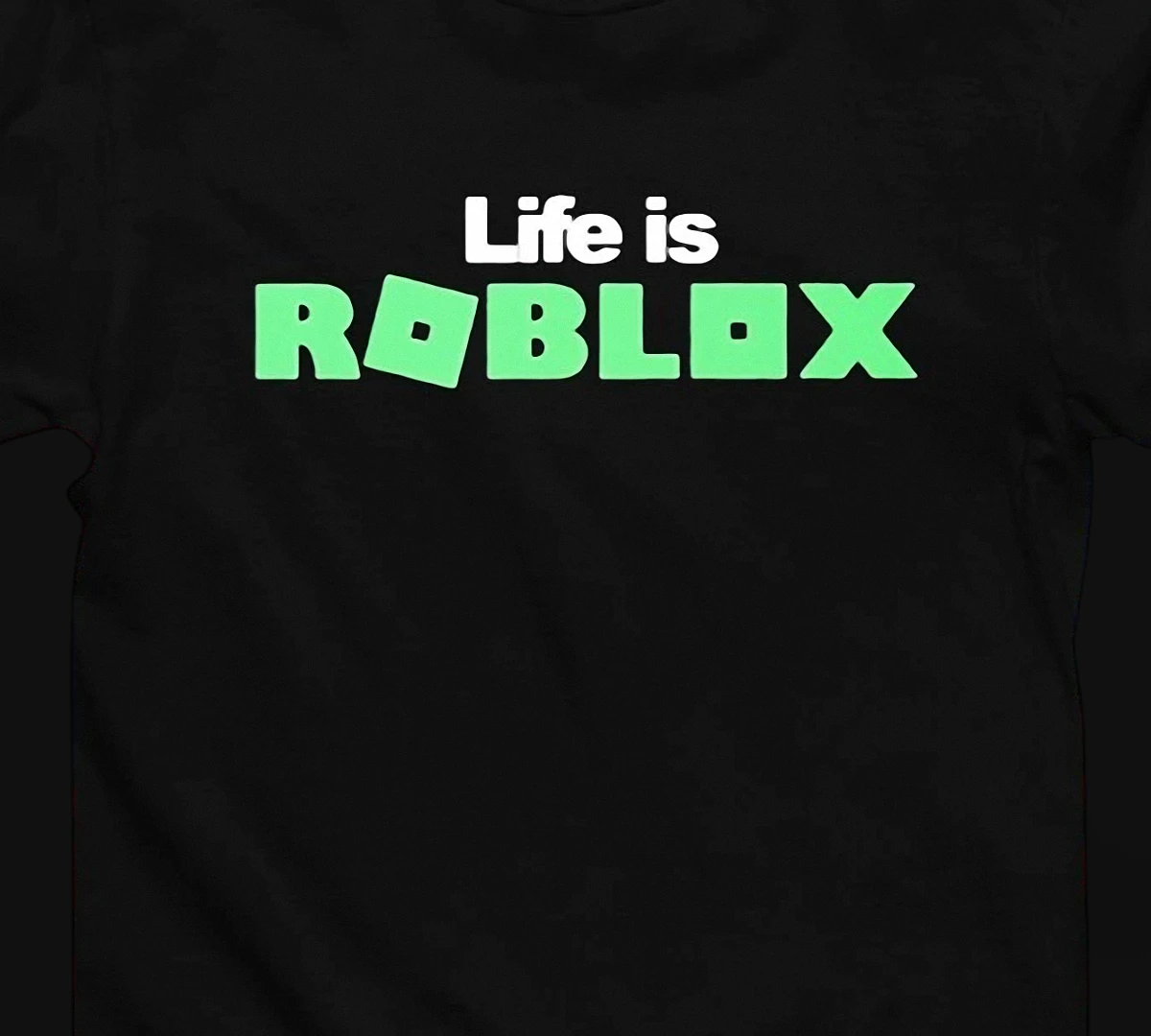 Life Is Roblox Graphic Tee, Funny Gamer Slogan T-Shirt, Gaming Aesthetic Apparel Gift for Fans
