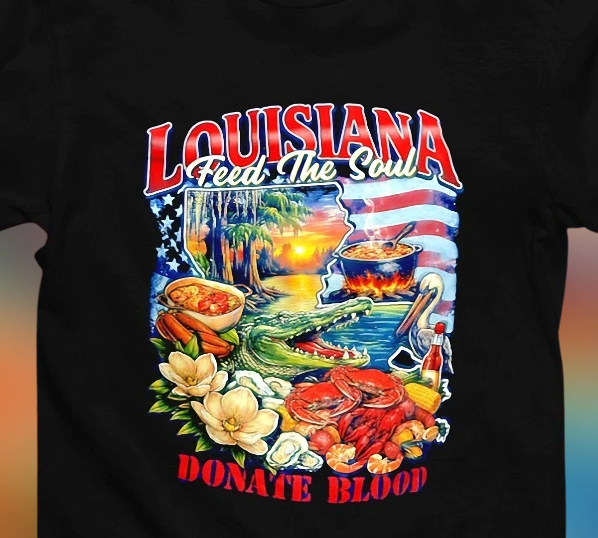 louisiana-feed-the-soul-donate-blood-tee-cajun-pride-graphic-shirt-blood-drive-s.webp Louisiana Feed The Soul Donate Blood Tee, Cajun Pride Graphic Shirt, Blood Drive Supporter Gift