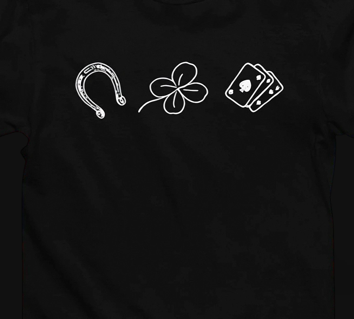 lucky-symbols-horseshoe-clover-playing-cards-graphic-tee-minimalist-good-luck-ch.webp Lucky Symbols Horseshoe Clover Playing Cards Graphic Tee, Minimalist Good Luck Charm T-Shirt