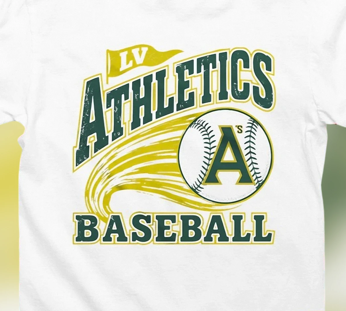 LV Athletics Baseball Tee Vintage Retro Athletic Graphic Shirt for Sports Fans
