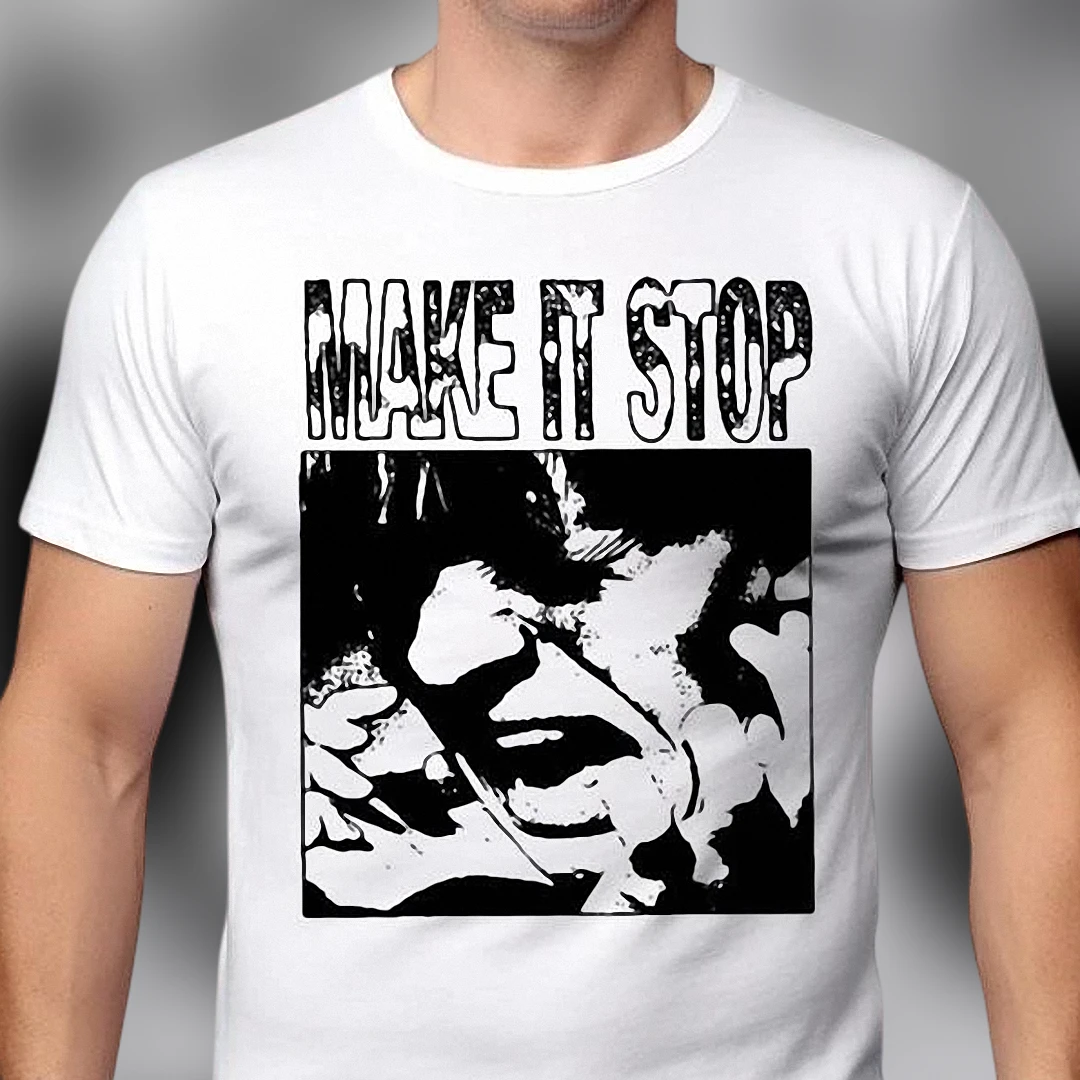 make-it-stop-graphic-tee-dark-grunge-scream-distress-shirt-sarcastic-burnout-aes.webp Make It Stop Graphic Tee, Dark Grunge Scream Distress Shirt, Sarcastic Burnout Aesthetic Unisex T-Shirt