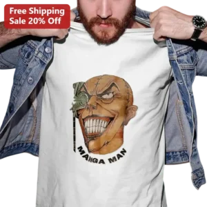 Manga Man Tee Japanese Anime Graphic T-Shirt Gift for Manga Fans Men Women available at our Los Angeles warehouse